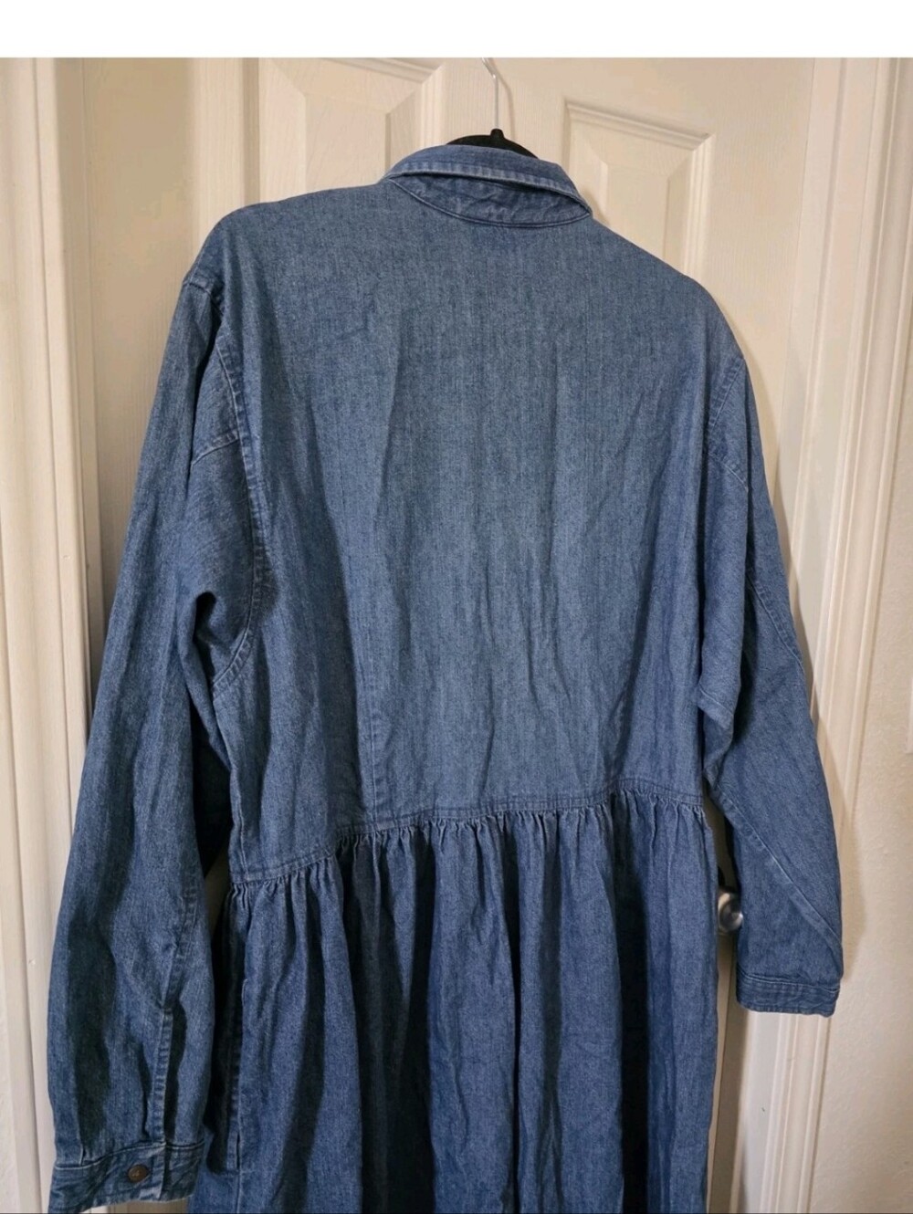 Vintage Eddie Bauer Maxi Denim Dress Size XL - Picture 15 of 16